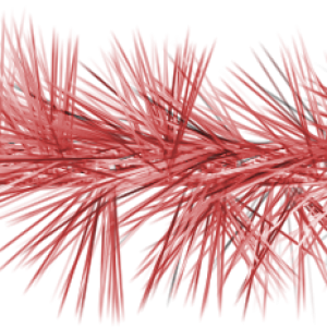Christmas tinsel PNG