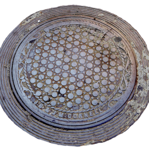 Manhole cover PNG iron