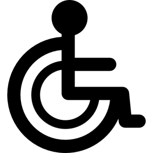 Disabled handicap symbol PNG
