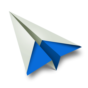 Paper plane PNG