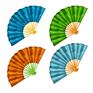 Hand fan PNG