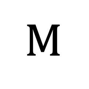 Letter M PNG