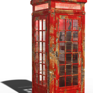 Telephone booth PNG