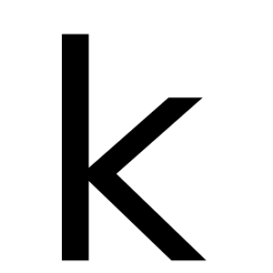 Letter K PNG