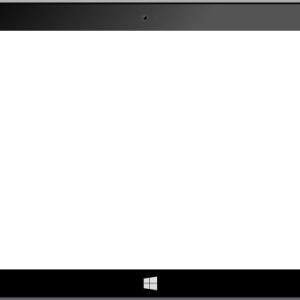 Transparent tablet PNG image