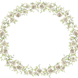 Floral frame PNG