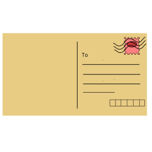 Postcard PNG