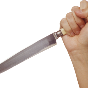 knife in hand PNG