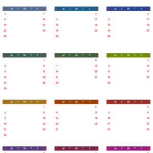Calendar 2023 PNG