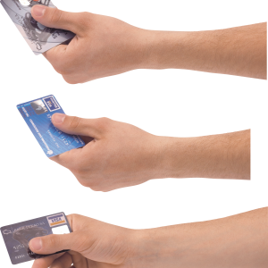 cards in hand PNG