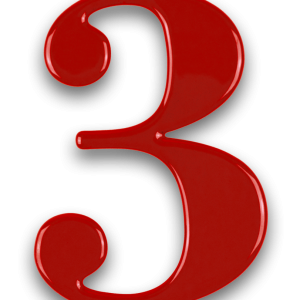 Number 3 PNG