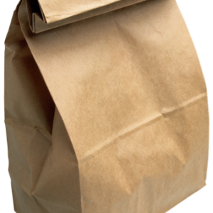 Paper shopping bag PNG image