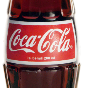 Coca cola bottle PNG image