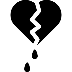 Broken heart PNG