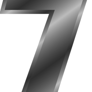 number 7 PNG
