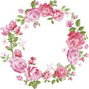Floral frame PNG