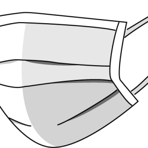 Surgical mask, medical mask PNG