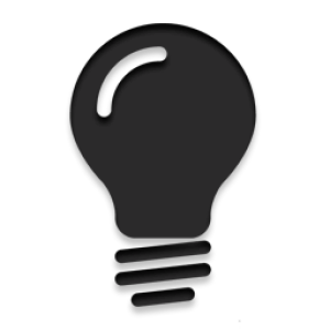 black bulb PNG image
