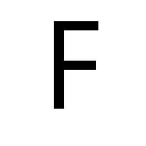 letter F PNG