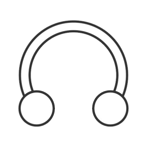 Body piercing PNG
