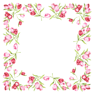 Floral frame PNG