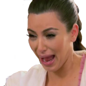 Crying Kim Kardashian PNG