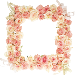 Floral frame PNG