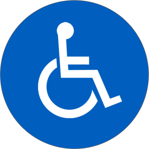 Disabled handicap symbol PNG