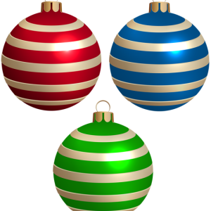 Christmas balls baubles
