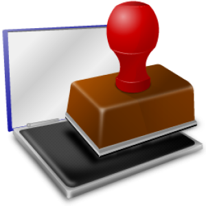 Rubber stamp PNG