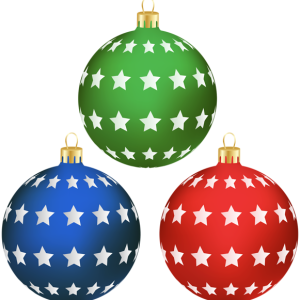 Christmas balls baubles