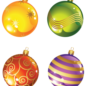 Christmas balls baubles