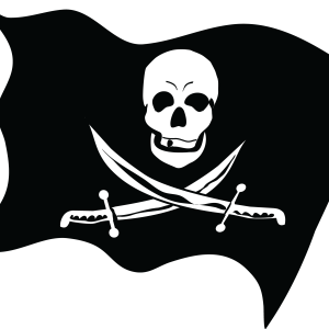 Pirate flag PNG
