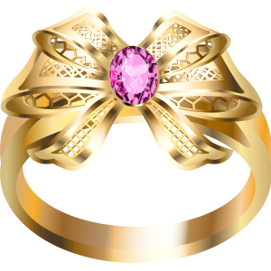 ring with diamond PNG