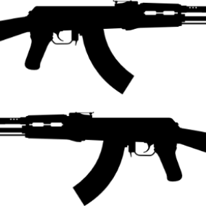 AK-47 siluete PNG