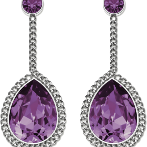 Diamond earrings PNG image