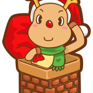 Santa Claus's reindeer PNG