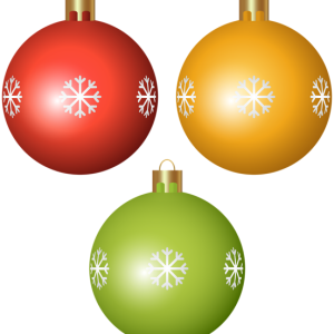 Christmas balls baubles