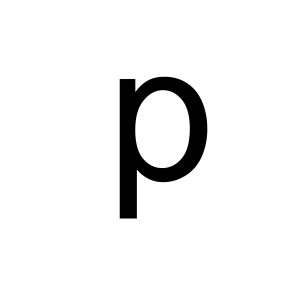 Letter P PNG