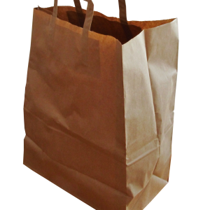 Paper shopping bag PNG image
