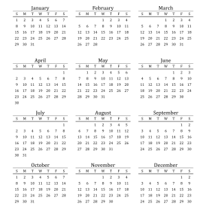 Calendar 2023 PNG