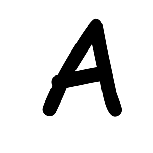 letter A PNG