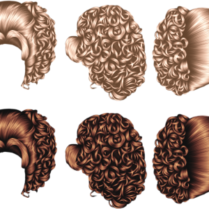 Hair wig PNG