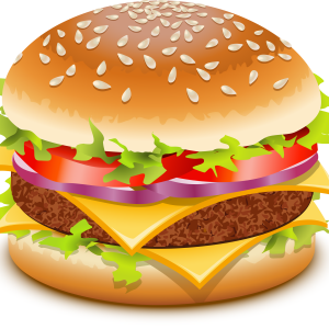 hamburger, burger PNG image Mac burger