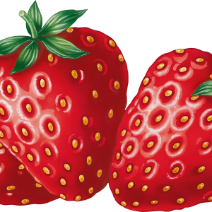 Strawberries PNG image with transparent background