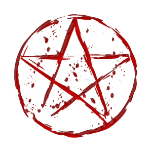 Pentagram PNG blood image