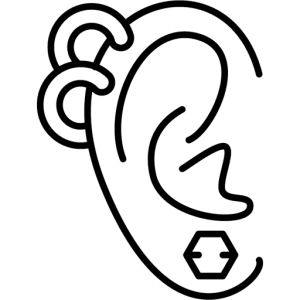 Body piercing PNG