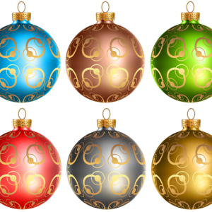 Christmas balls baubles