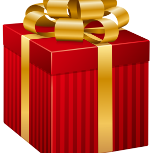 Red gift box PNG