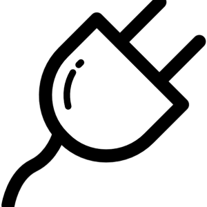 Power electric plug PNG